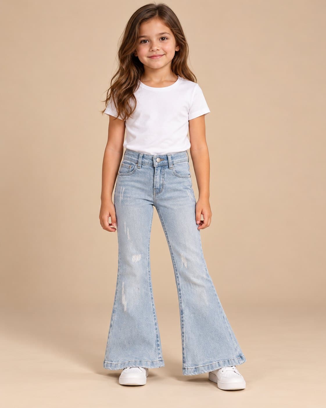 Bell Bottom Jeans - Light Blue