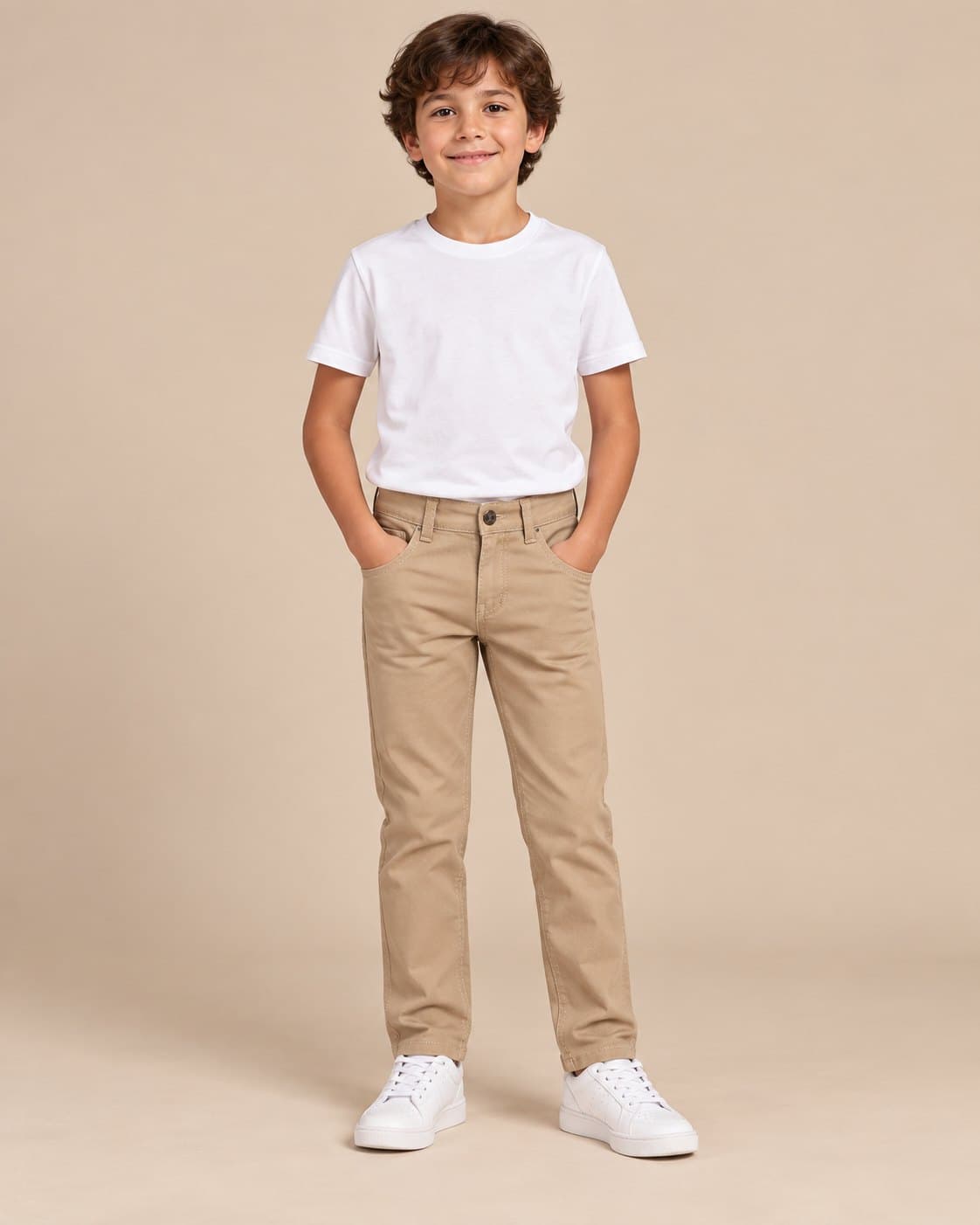 Cotton Pants - Light Brown